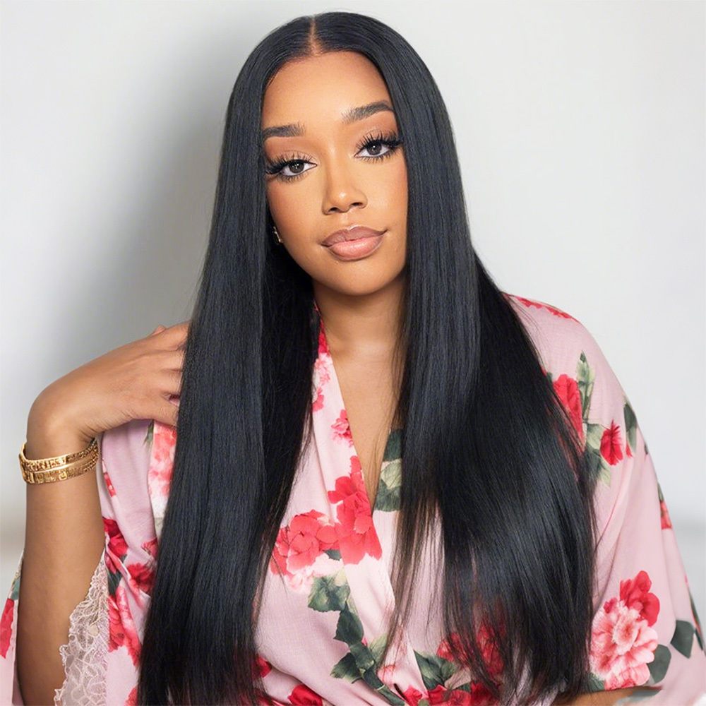 Straight one donor hair top grade raw hair bundle natural color unprocessed hair bundle deal 1 bundle/ 3 bundle /4 bundle