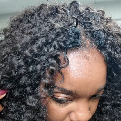 Pre-Separated Feather Crochet Human Hair for Miracle Knots Boho Braids | Burmese Curly Protective Style ads