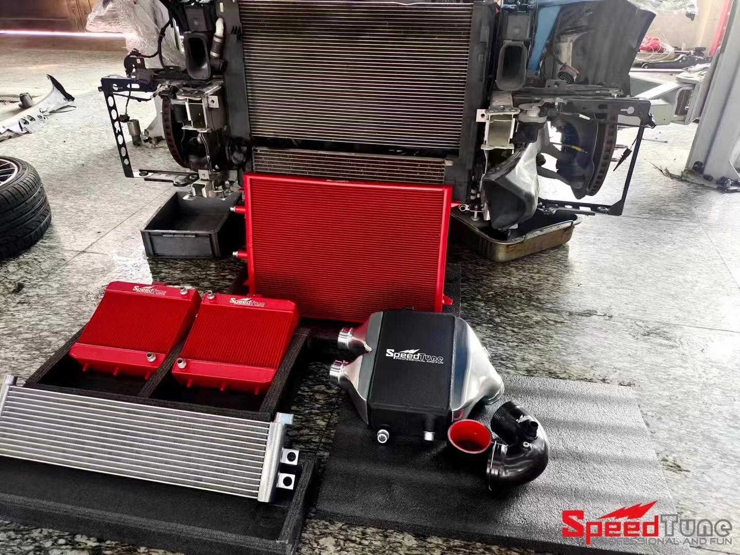 BMW S55 Left and Right small coolers