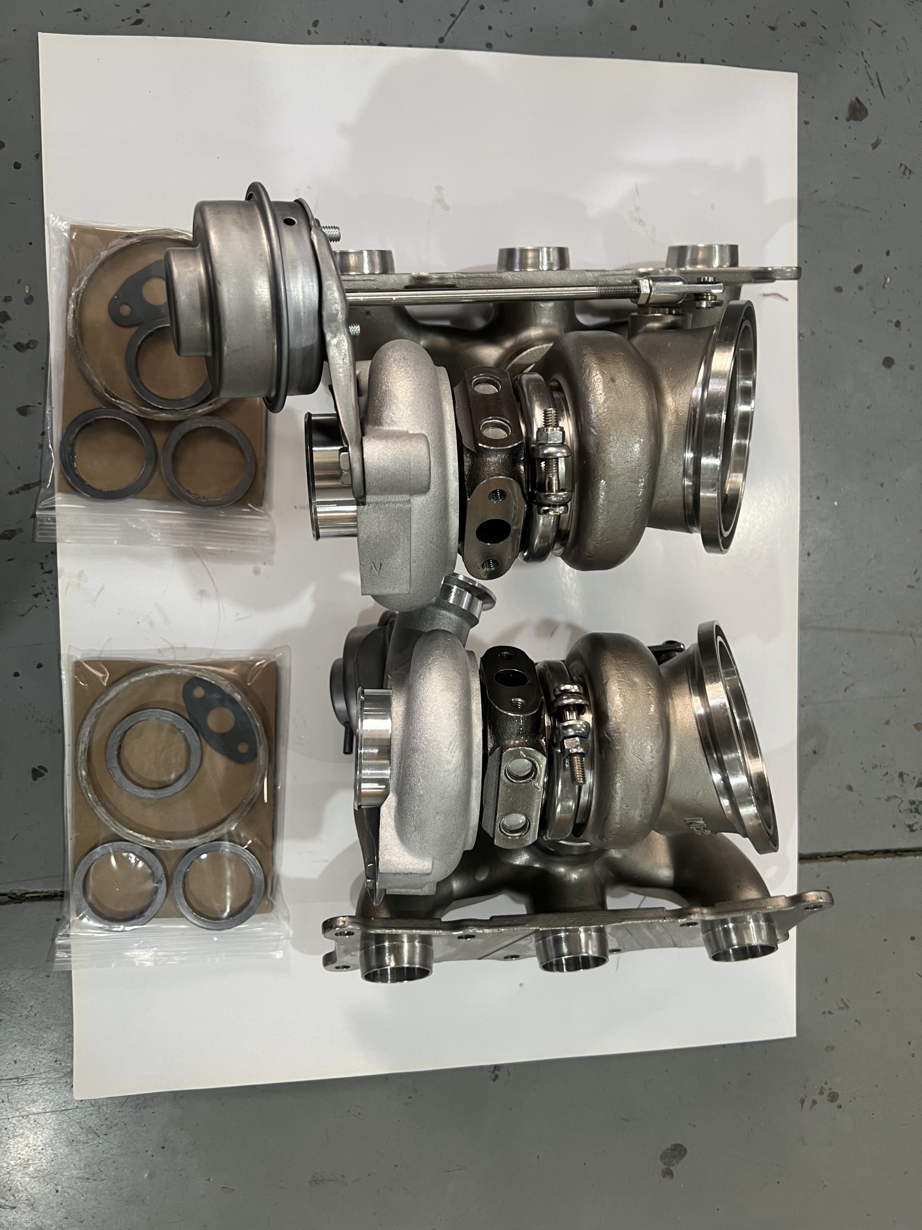 N54 SU310 Stainless 17T/19T 6+6 Hybrid Turbo For BMW 335i 335is 335xi E90 E91 E92 N54 B30 3.0L