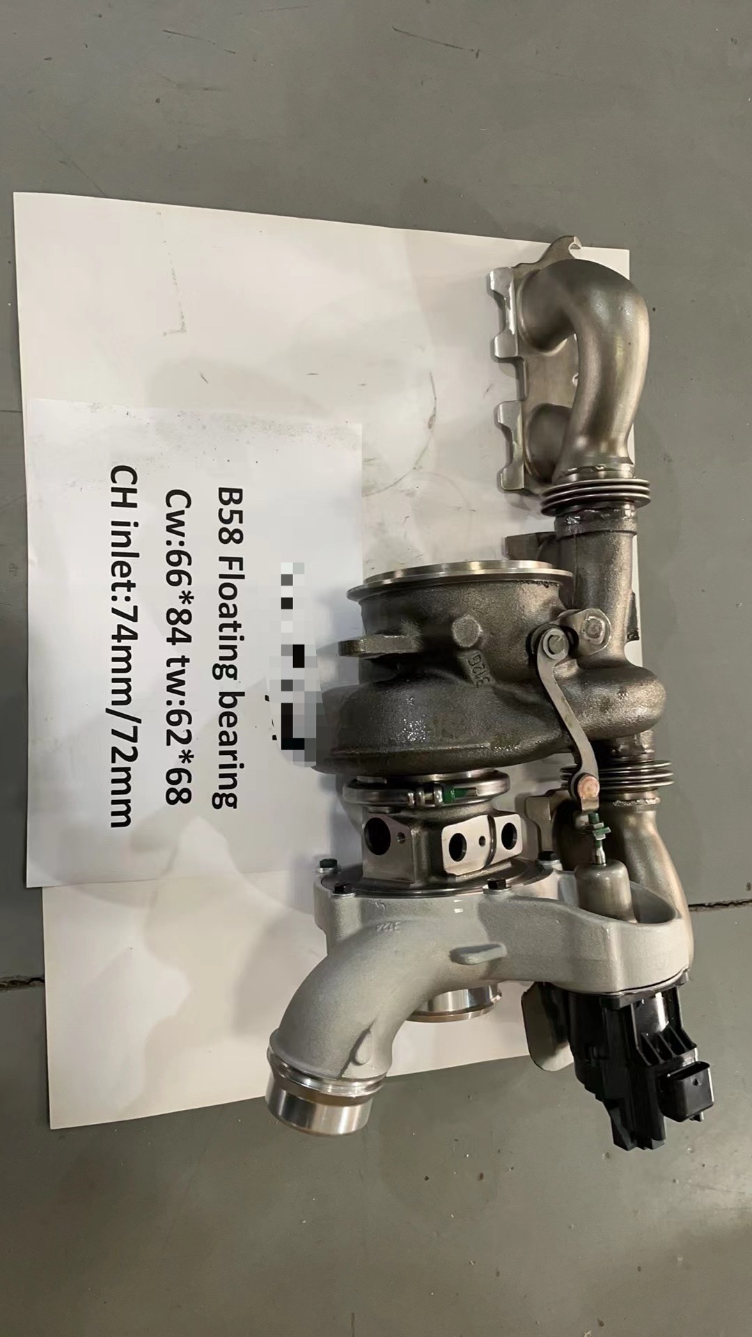 B58 gen1 Upgrad hybrid turbo dual ceramic ball bearing 