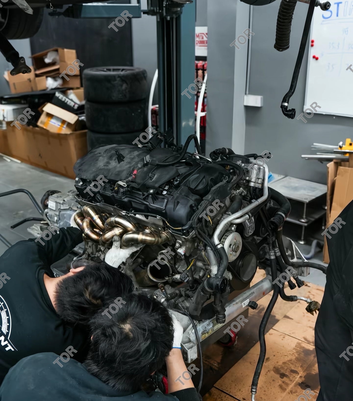 S55 big turbo kit BOTTOM