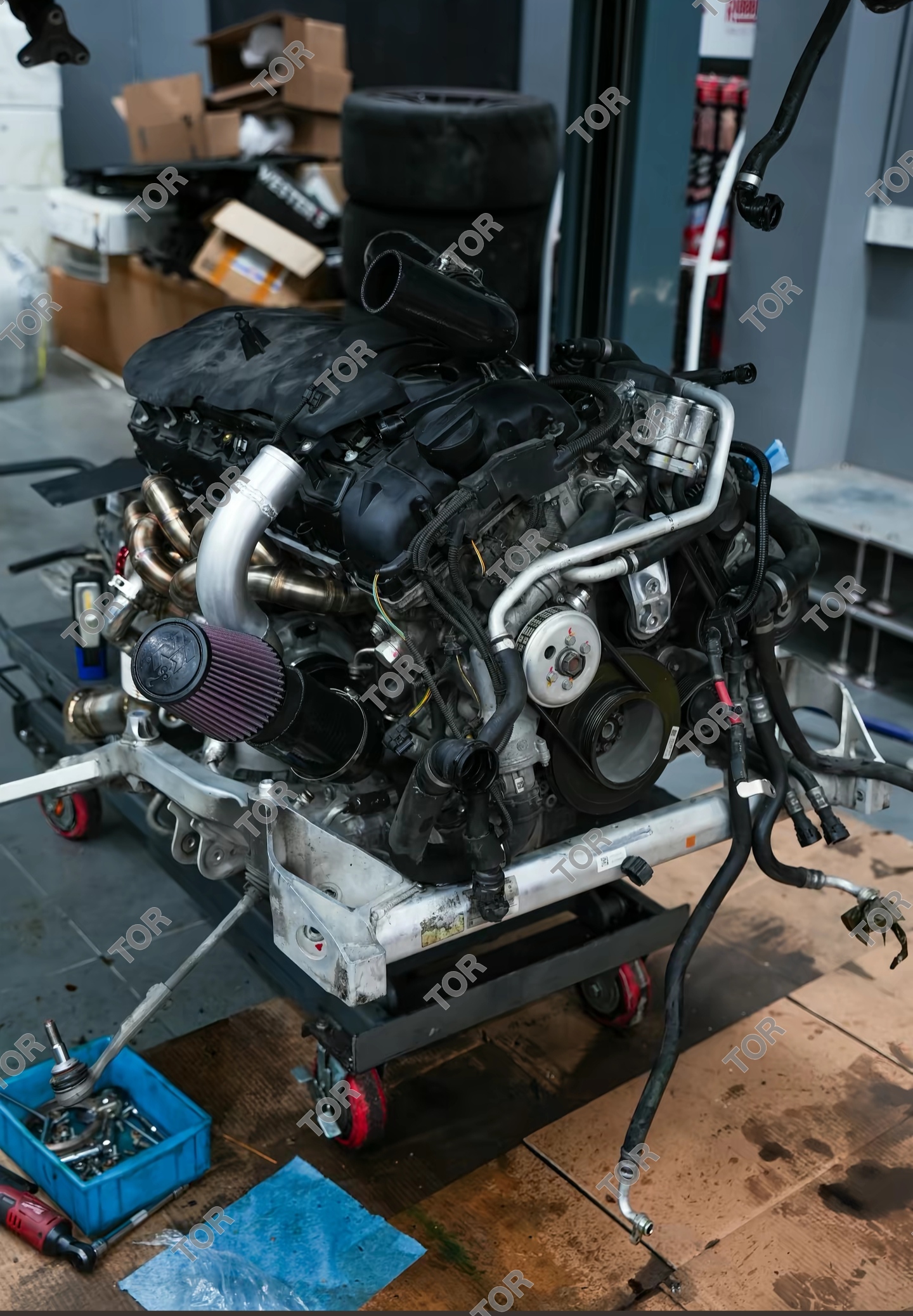 S55 big turbo kit BOTTOM