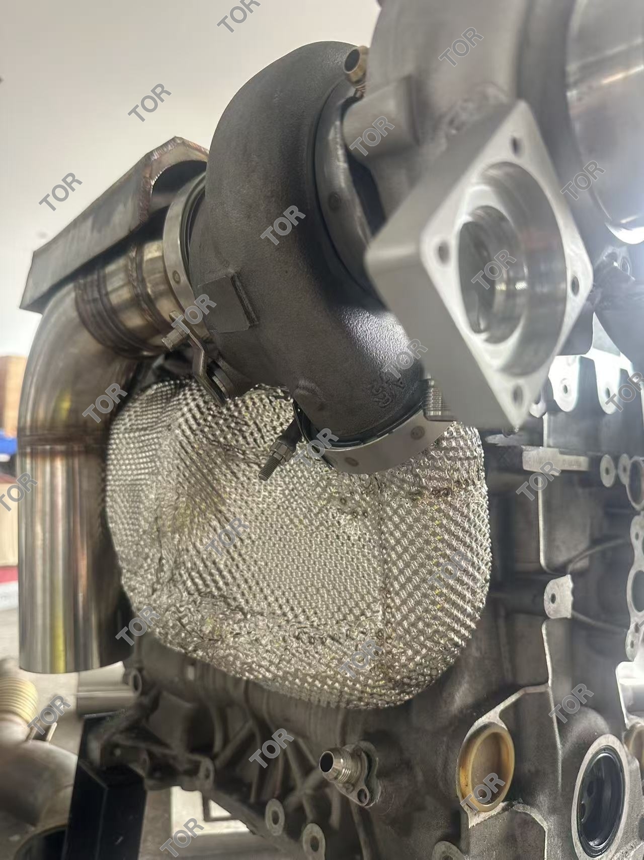 B48/B48TU single turbo kit oem wastgate Control