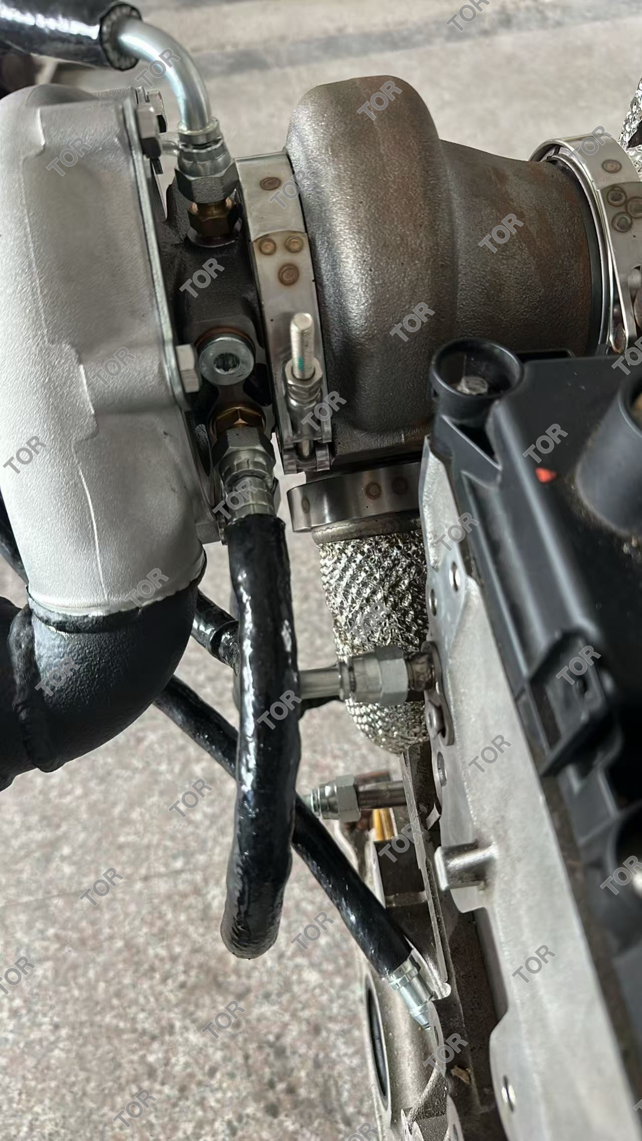 B48/B48TU single turbo kit oem wastgate Control
