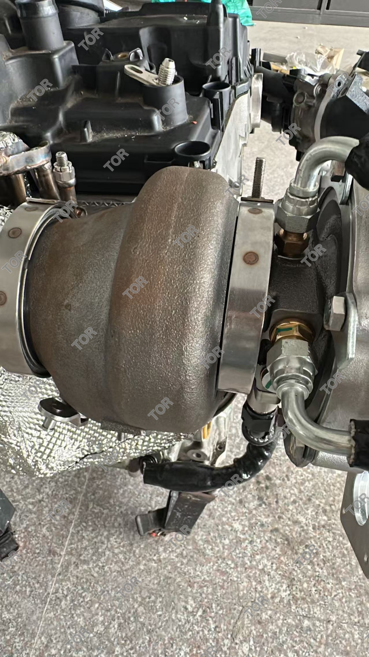 B48/B48TU single turbo kit oem wastgate Control