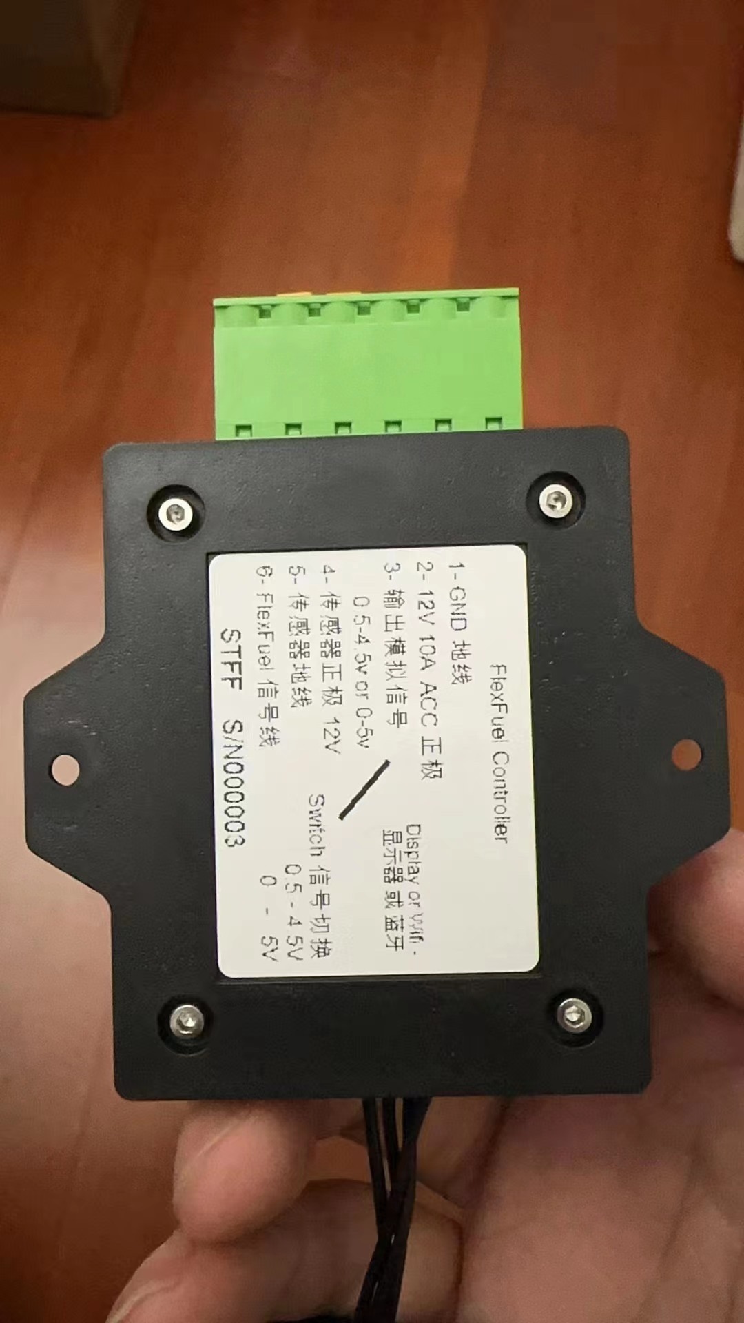 Ethanol content and fuel temperature monitoring