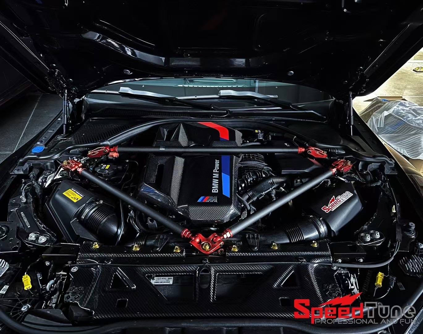 S58 Carbon Engine Pull rod kit