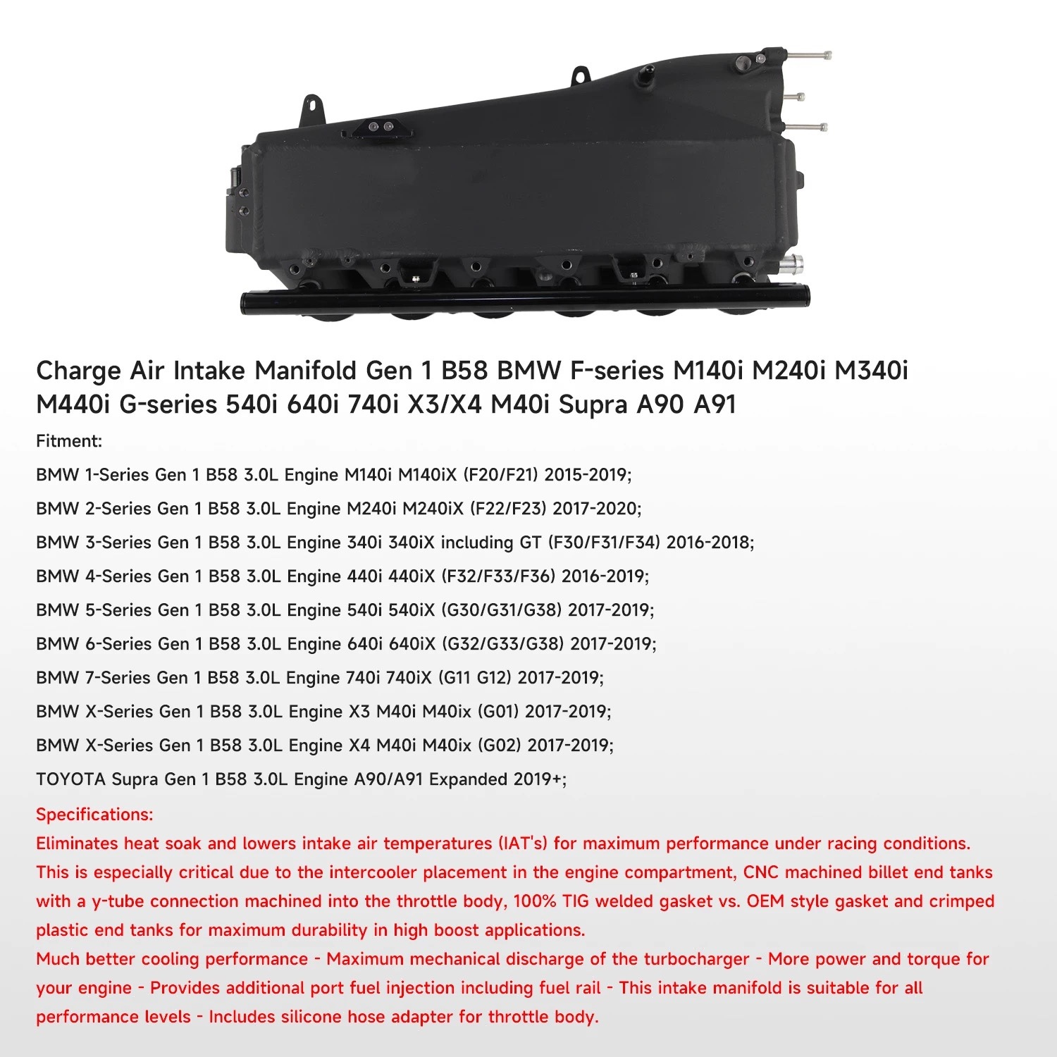B58 gen1 Cast manifold