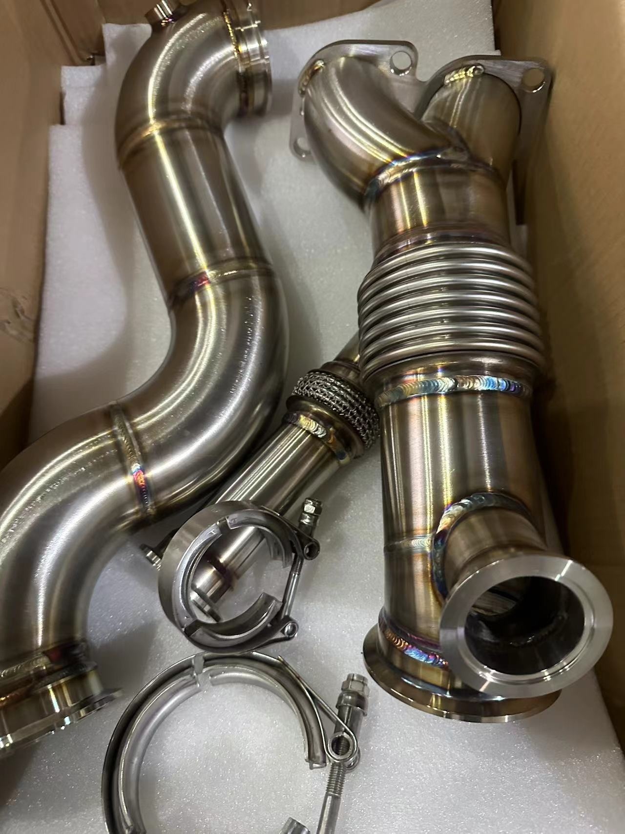 N54 single turbo manifold