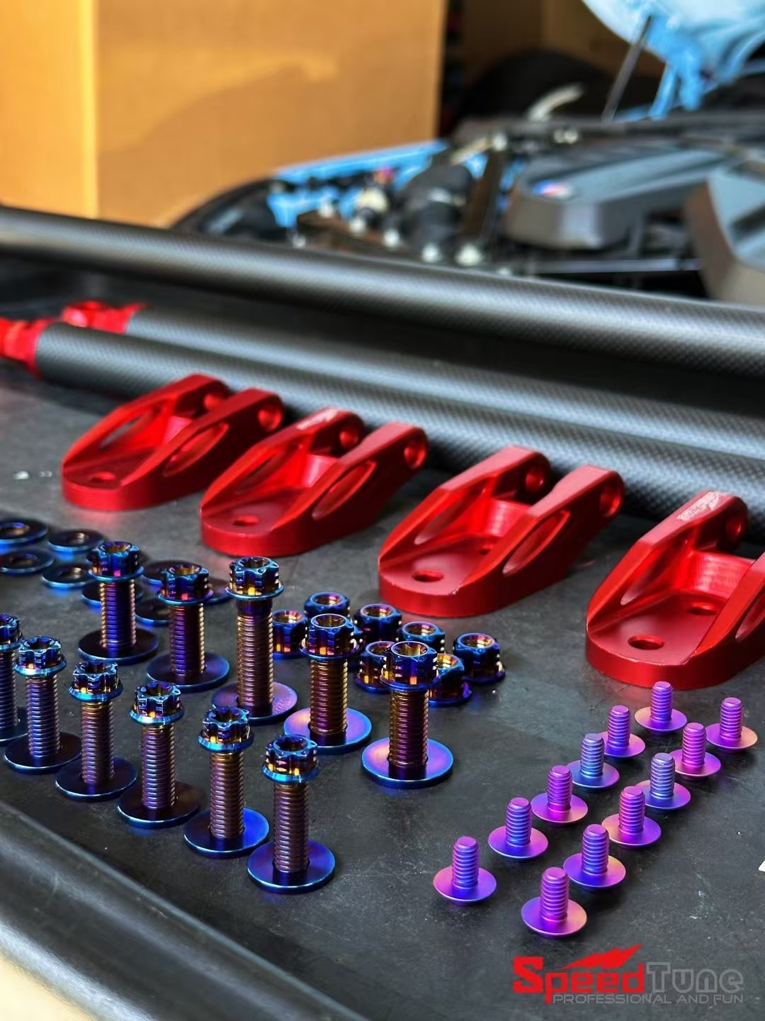 S58 Carbon Engine Pull rod kit