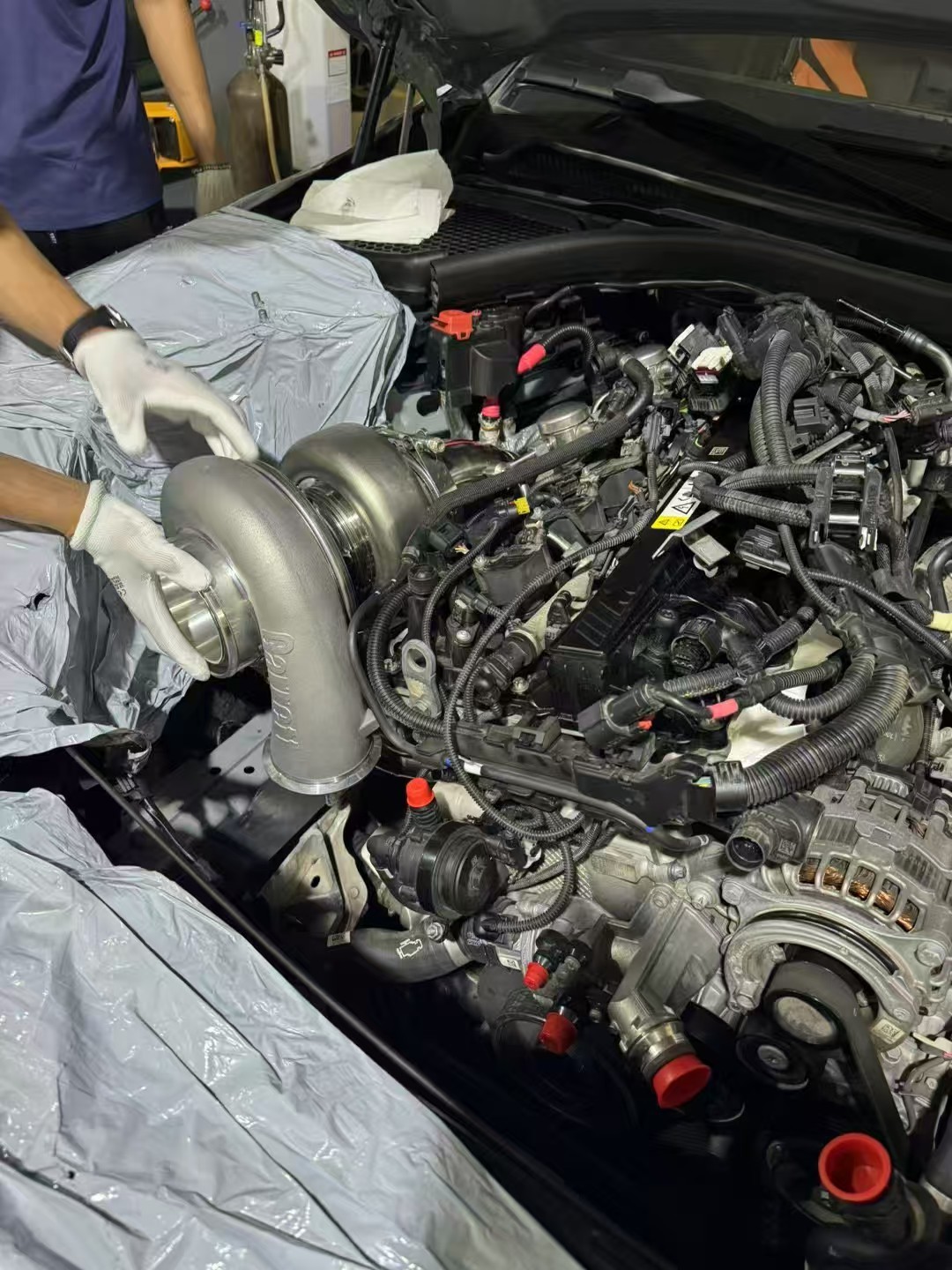 S58 top single turbo kit