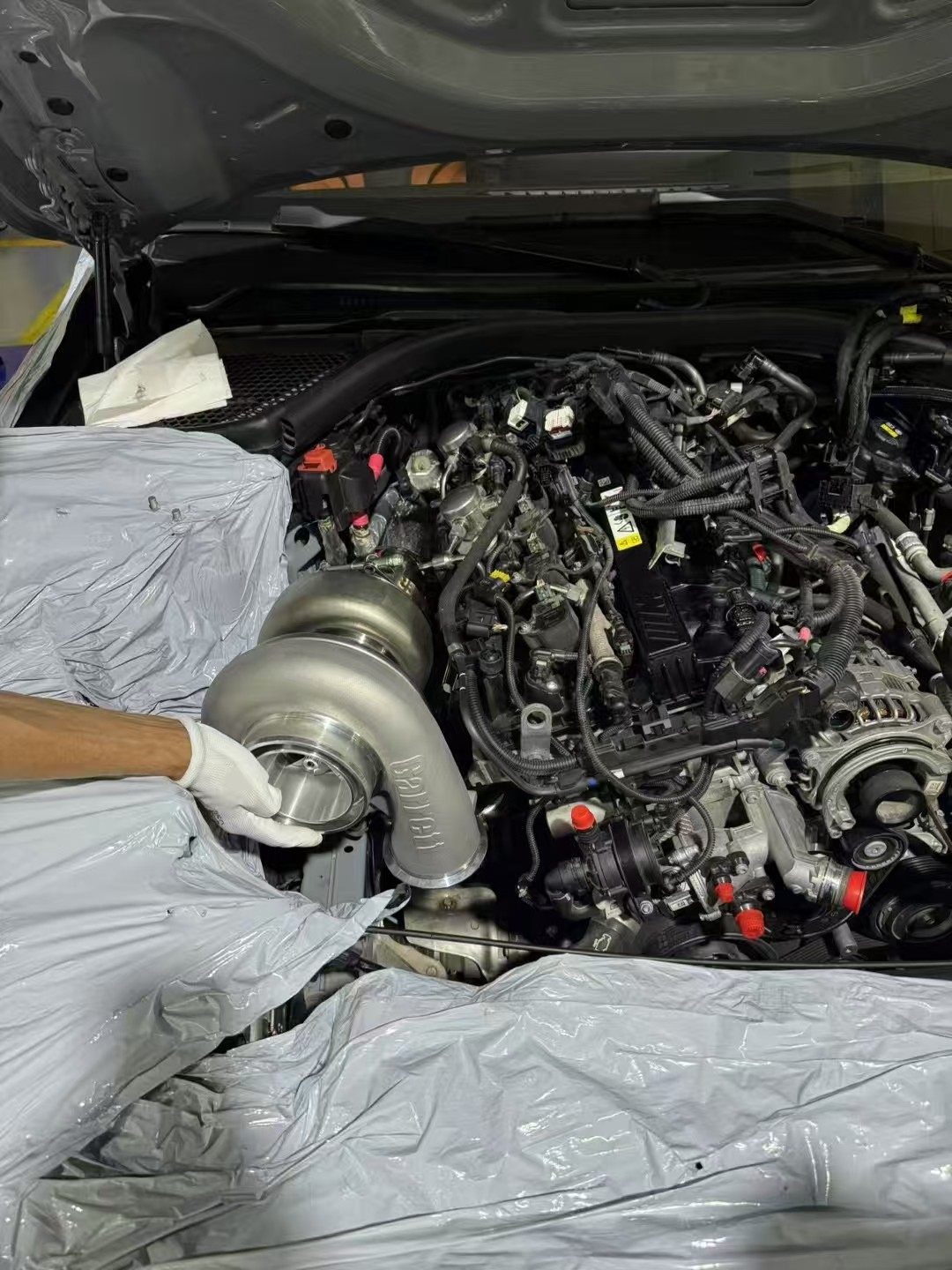 S58 top single turbo kit