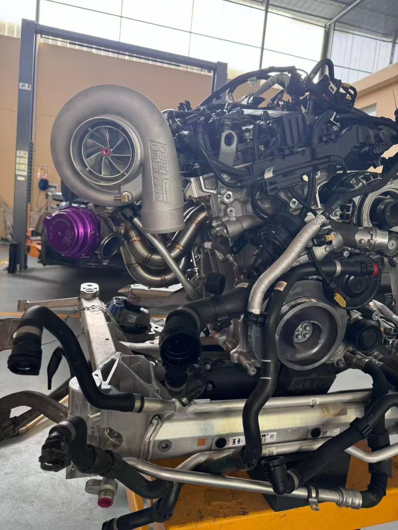 S58 top single turbo kit