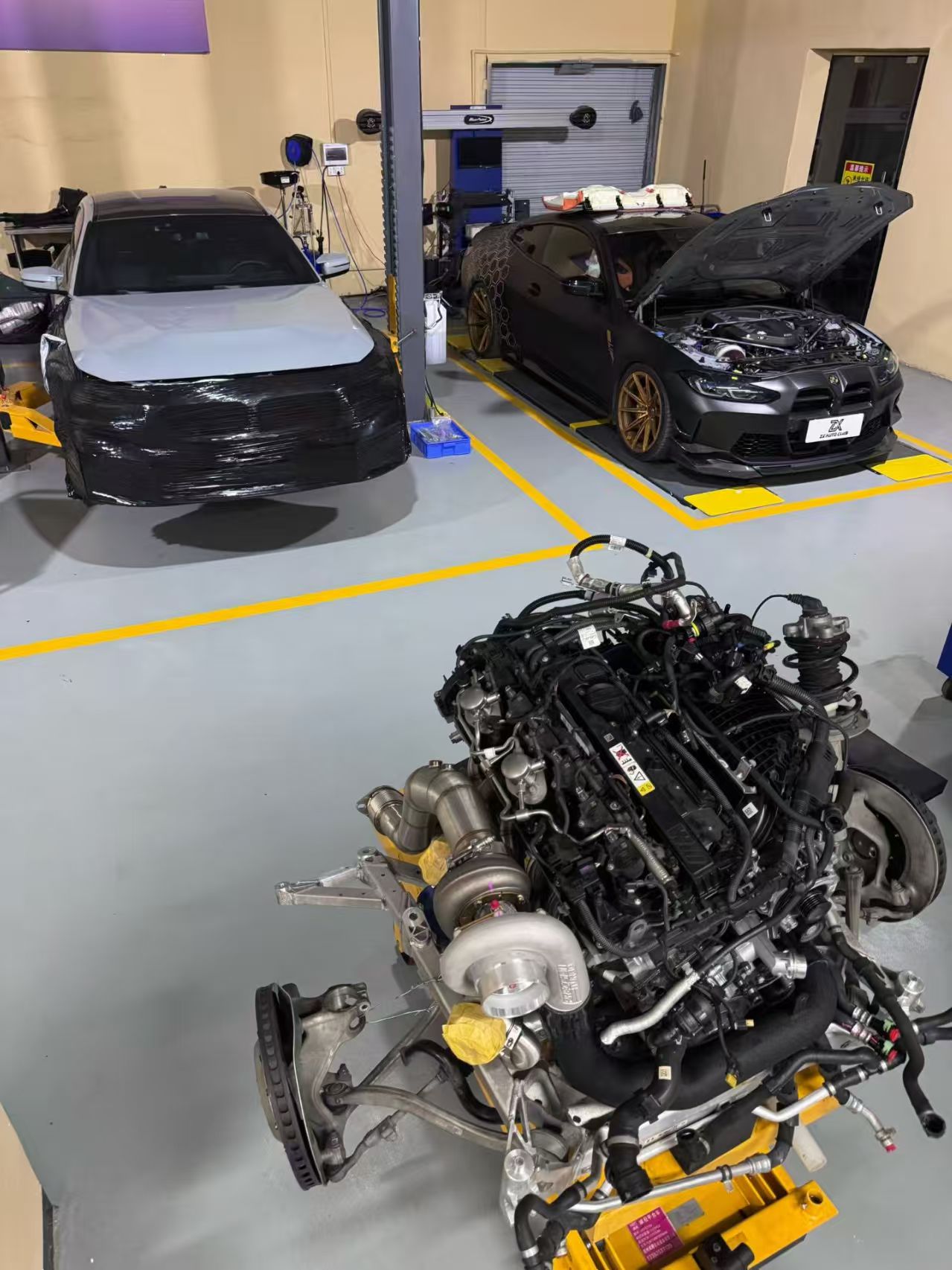 S58 top single turbo kit