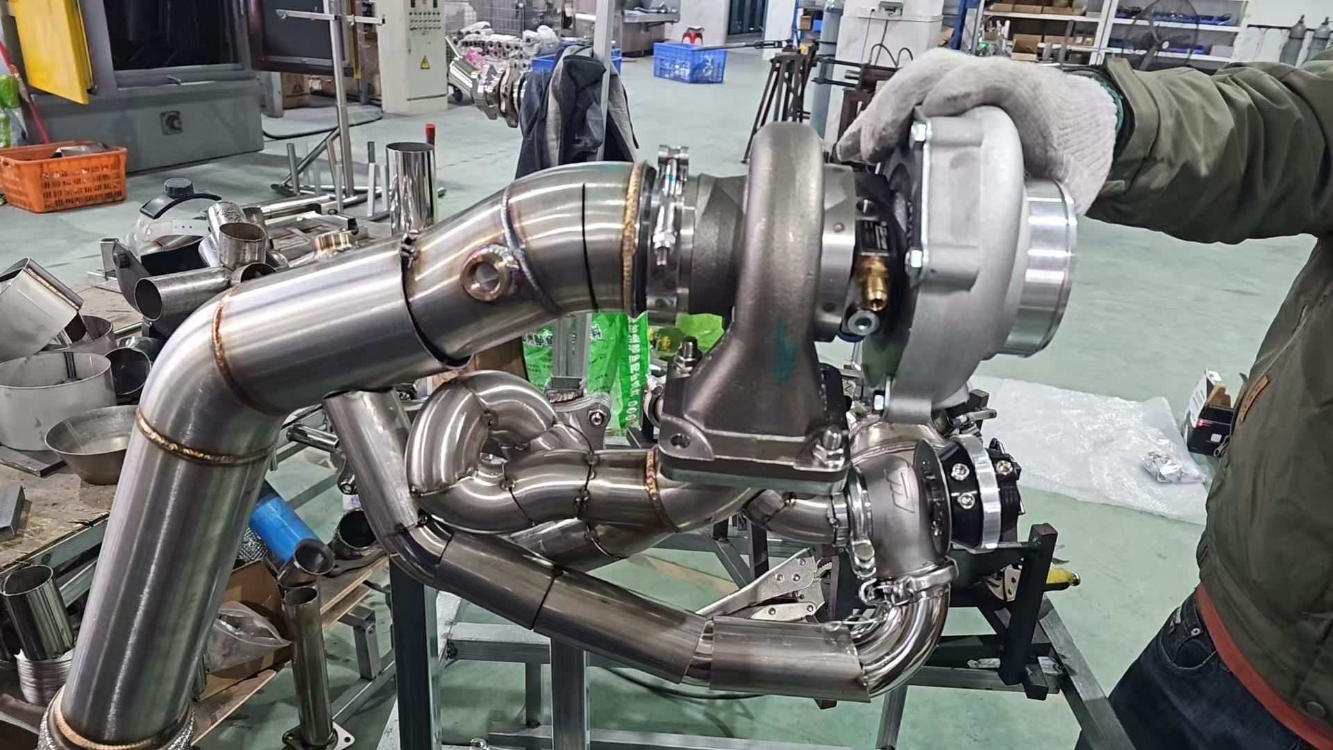 B58TU 6port single top turbo kit