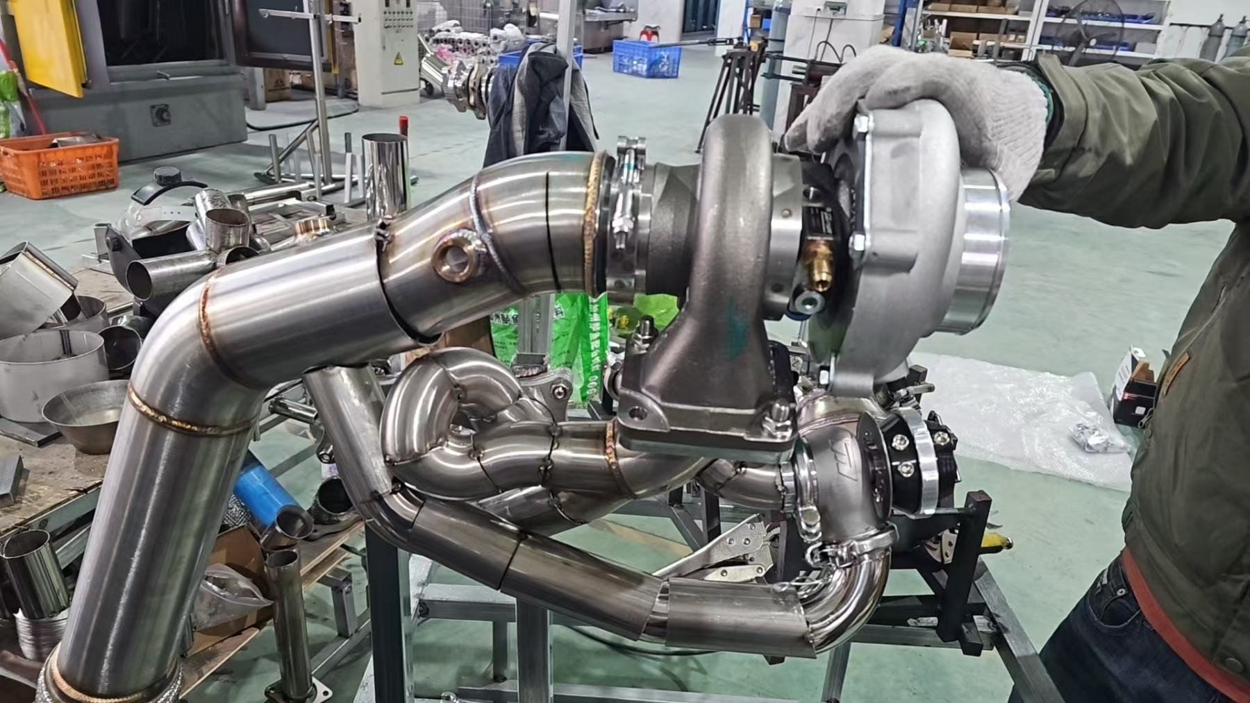 B58TU 6port single top turbo kit