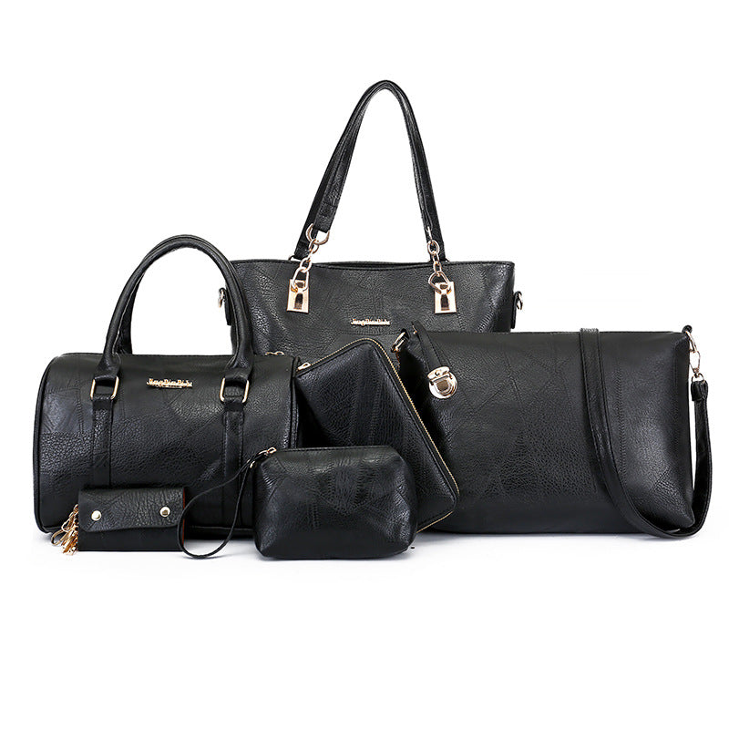 🔥ειδική προσφορά🔥Αποκλειστικό διαφημιστικό σετ βαλίτσας 6 τεμαχίων. γυναικεία δερμάτινη τσάντα