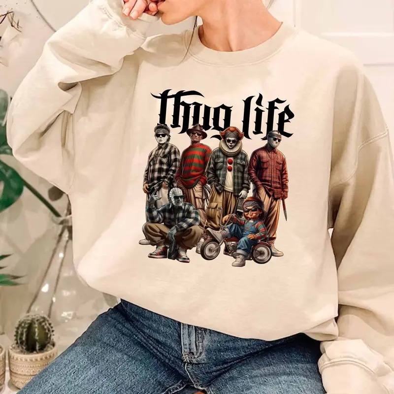 Thug Life Horror Movie Vintage Shirt
