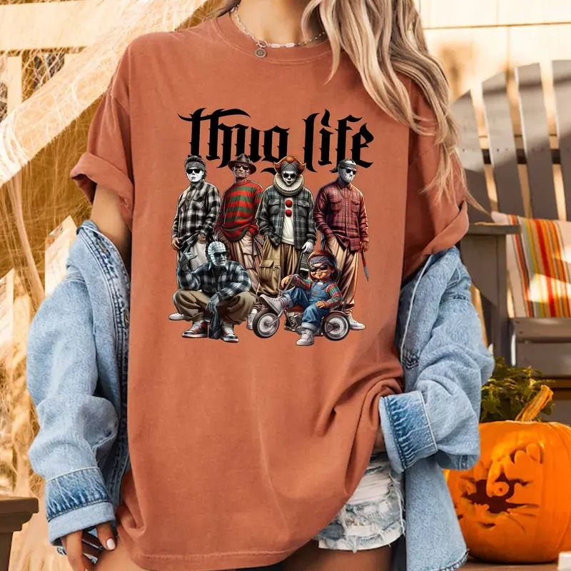 Thug Life Horror Movie Vintage Shirt