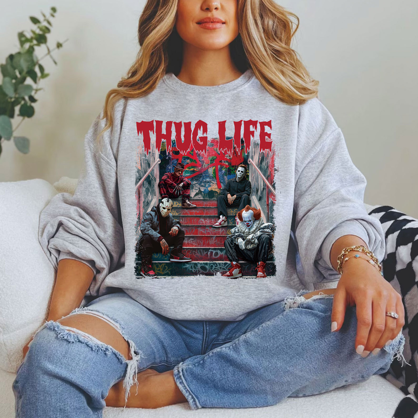 [Copy]There's Some Horror In This House T-Shirt/Crewneck/Hoodie