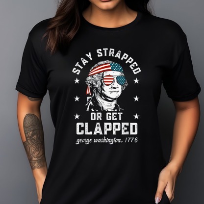 “Patriotic Streetwear” George Washington 1776 Meme Tee | USA Pride Shirt