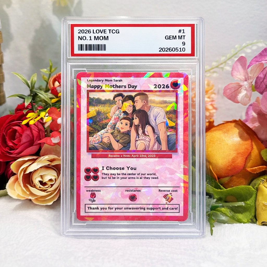 Custom "Legendary Mom" Mother’s Day Anime Style Love TCG Card