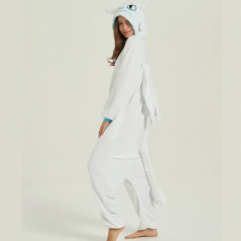 Cartoon facecloth one-piece pajamas