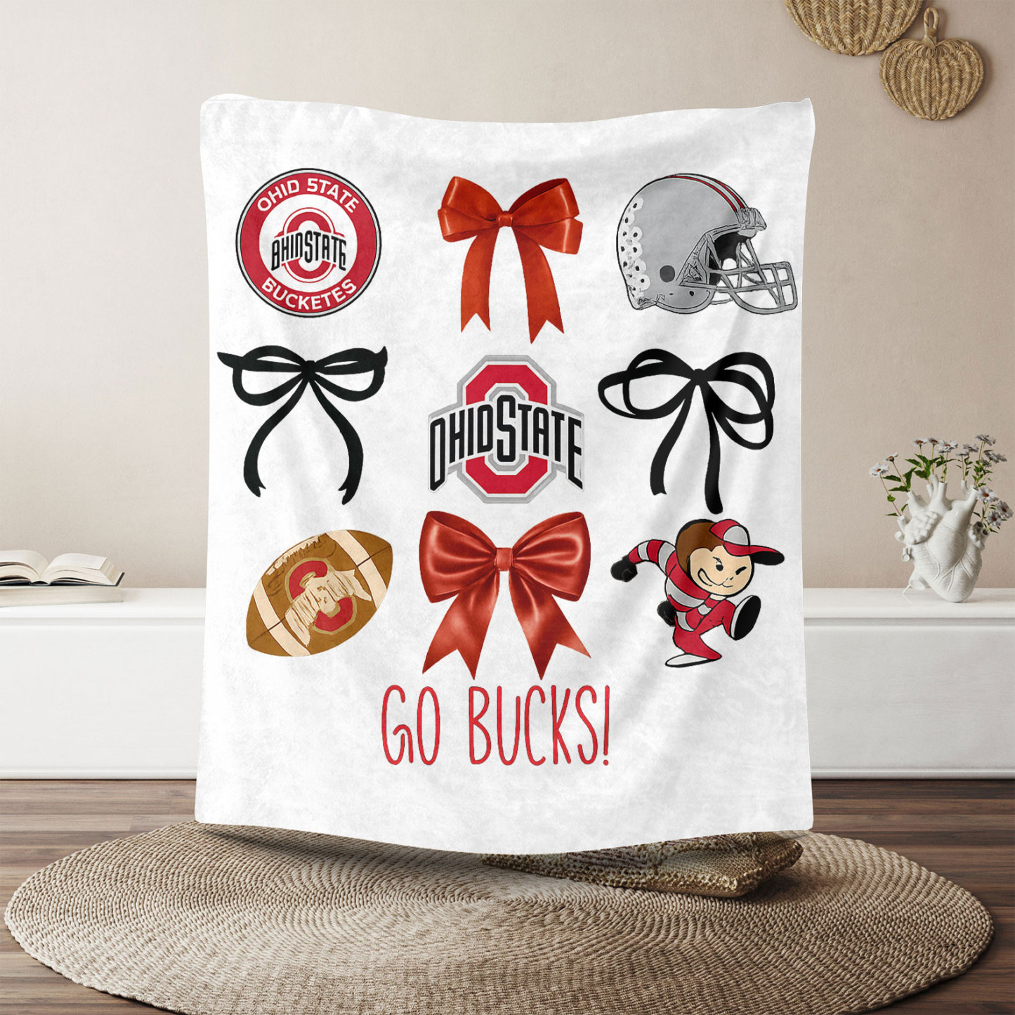 “NCAA Multi - Team Custom” College Football Pride Blankets