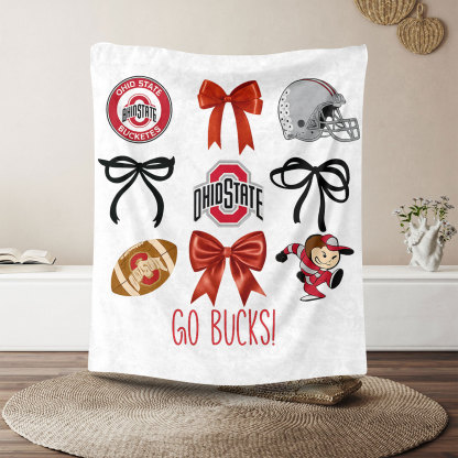 “NCAA Multi - Team Custom” College Football Pride Blankets