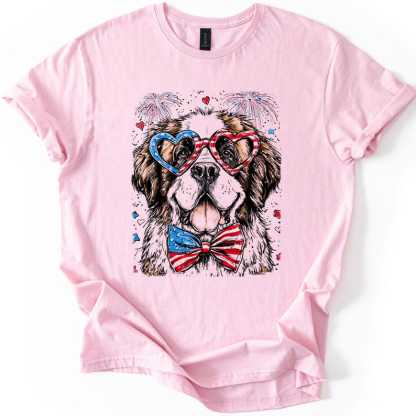 Funny Custom American Pet 4th of July 250th Anniversary T-shirt