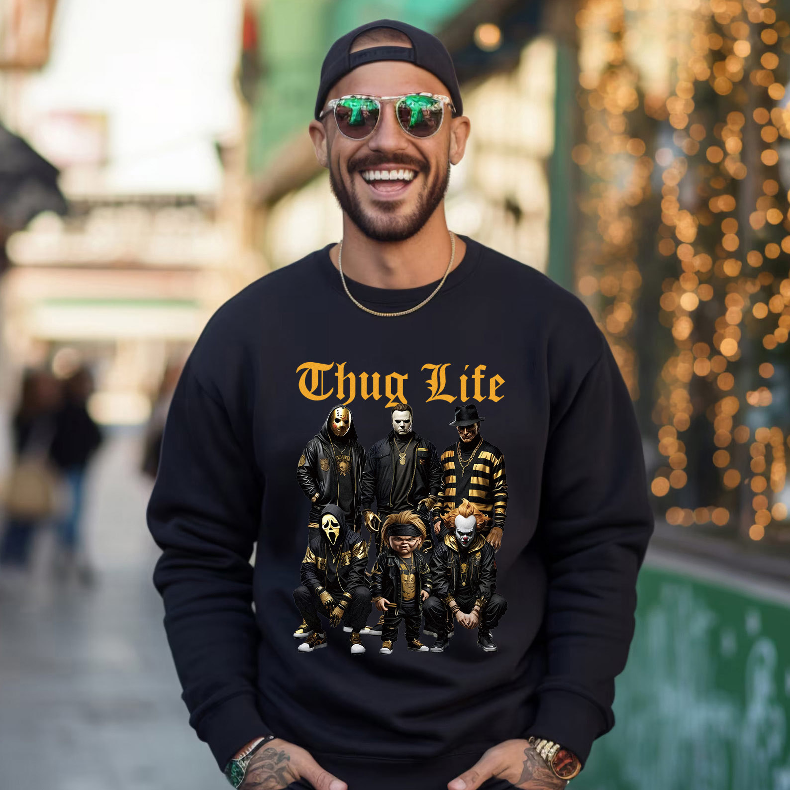 Golden Horror Movie Halloween Shirt