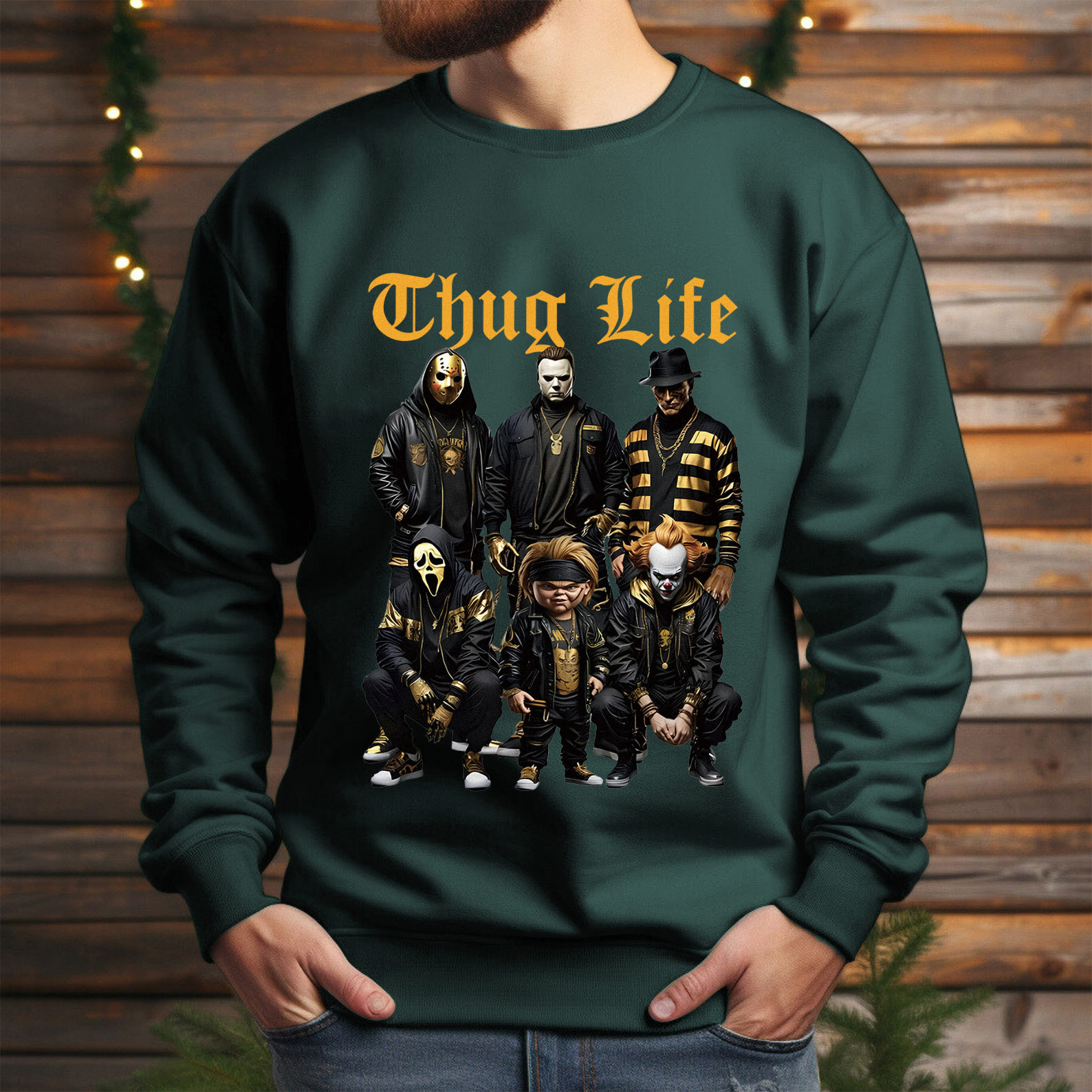 Golden Horror Movie Halloween Shirt