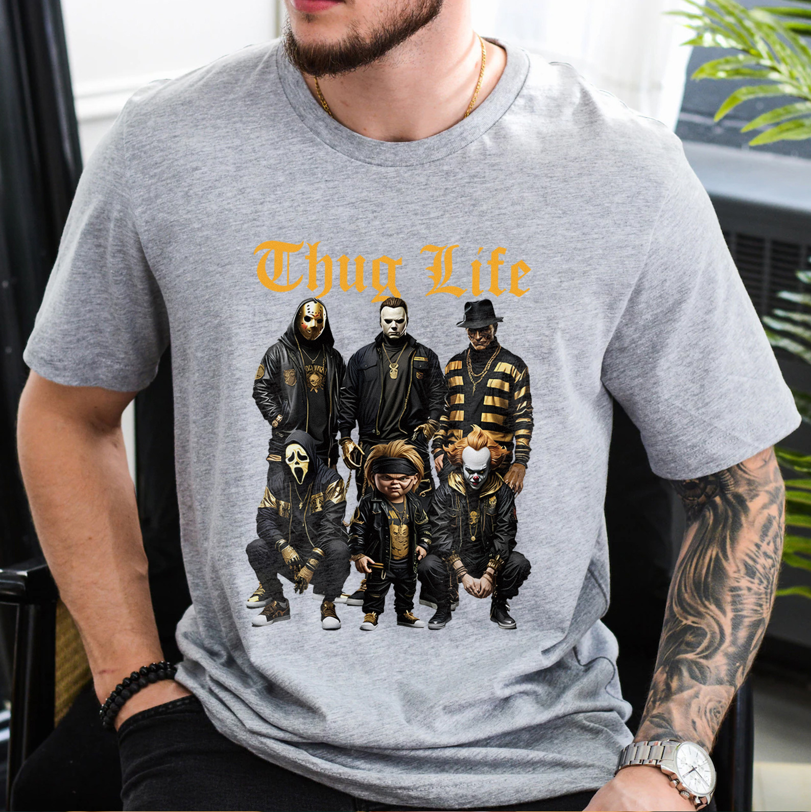 Golden Horror Movie Halloween Shirt