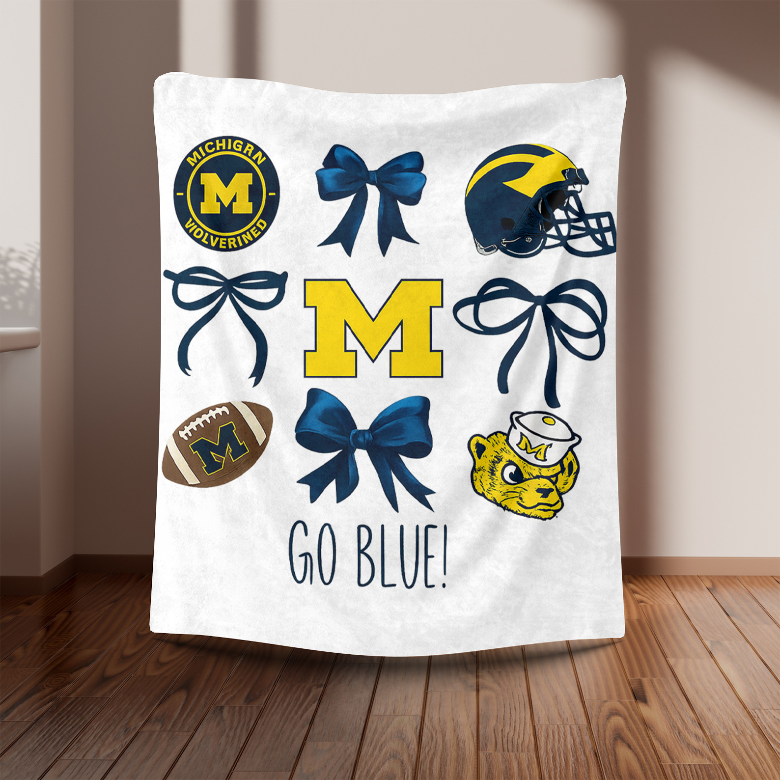 “NCAA Multi - Team Custom” College Football Pride Blankets