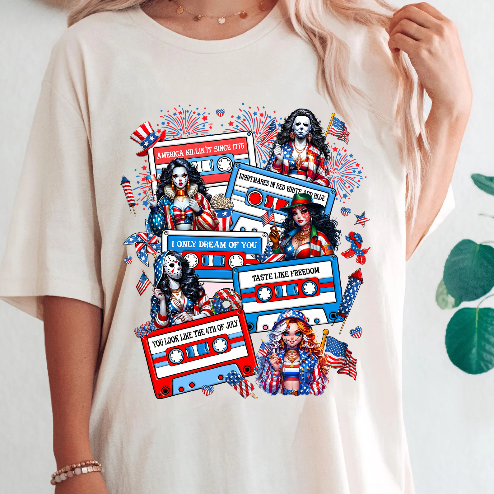 4th of July Horror Movie Shirt