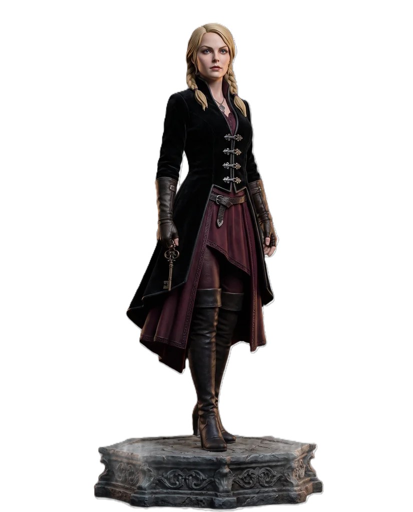 Custom Gothic Castle Figurine – Personalized 3D Avatar
