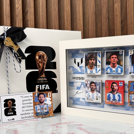 Messi World Champion LED Shadow Box Frame