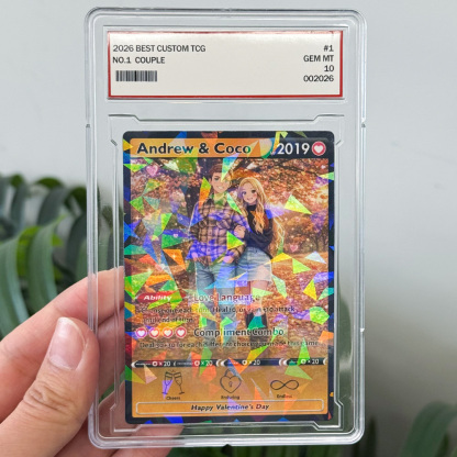 50% OFF💕Personalized Couple Anime Trainer icon Card