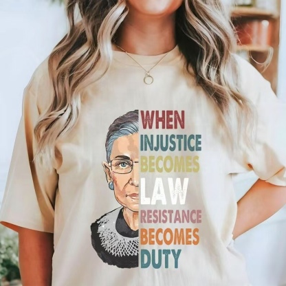 RBG Inspired: Resistance is Our Duty Tee