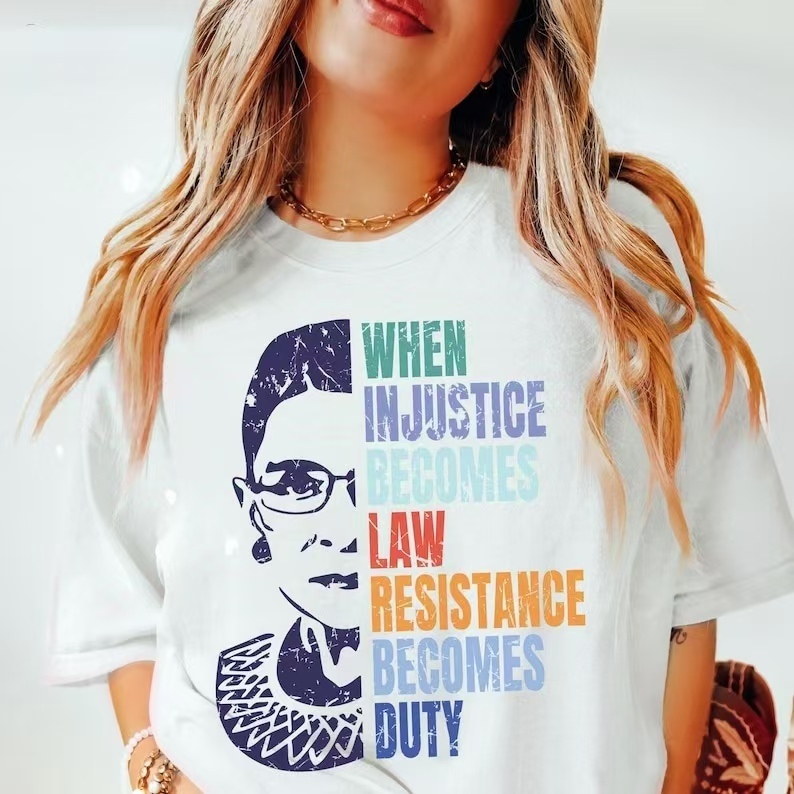 Fight for Justice: RBG Resistance Duty Tee