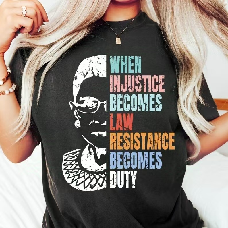 Fight for Justice: RBG Resistance Duty Tee
