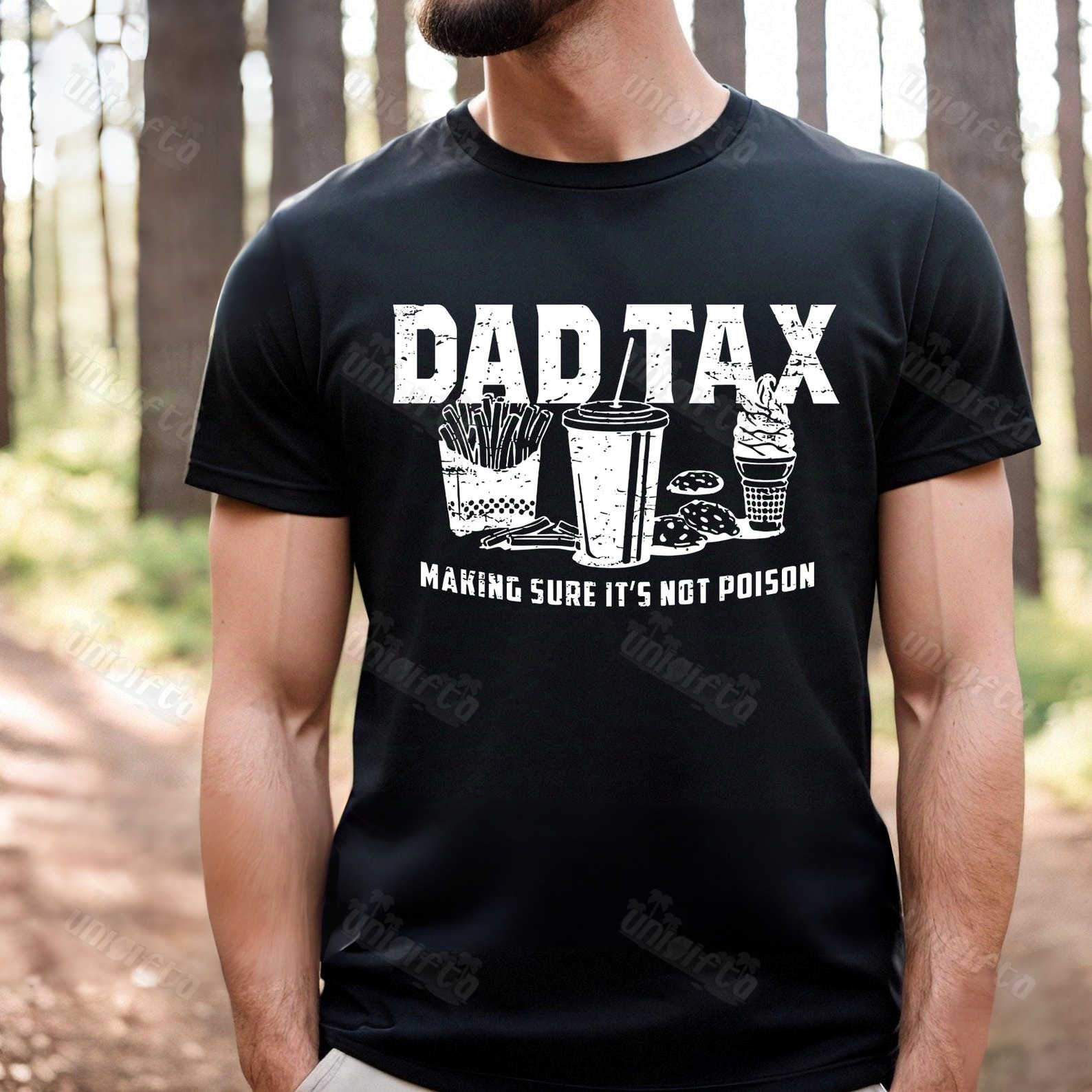 Funny Dad Tax Making Sure It's Not Poison Fathers Day Shirt