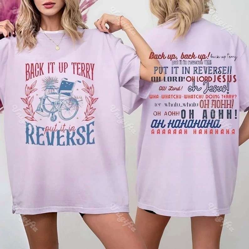 Back it Up Terry Shirt, 4th of July T-shirt, Freedom Shirt