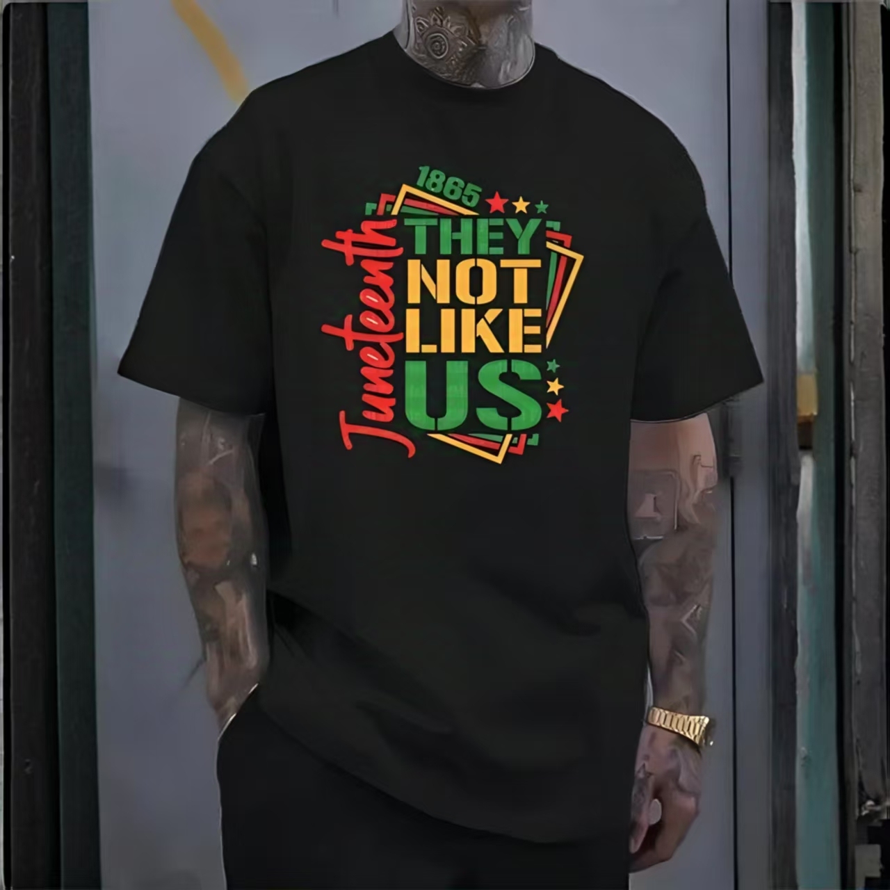 They Not Like Us Juneteenth independence day T-Shirt