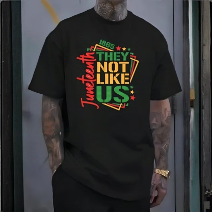 They Not Like Us Juneteenth independence day T-Shirt