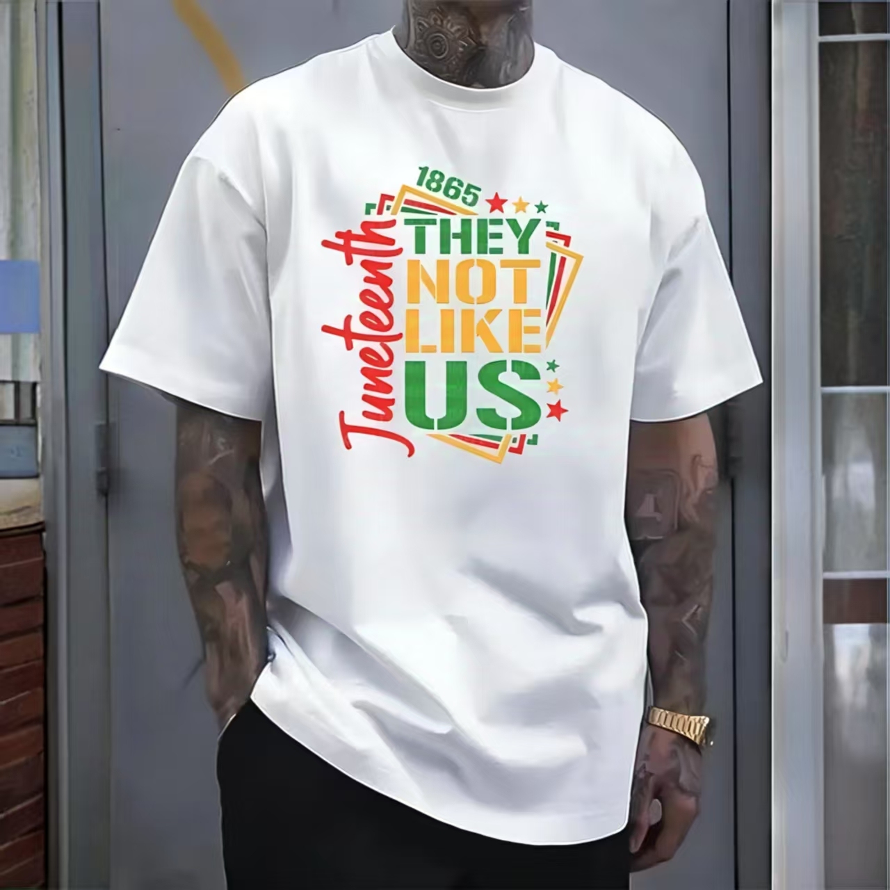 They Not Like Us Juneteenth independence day T-Shirt