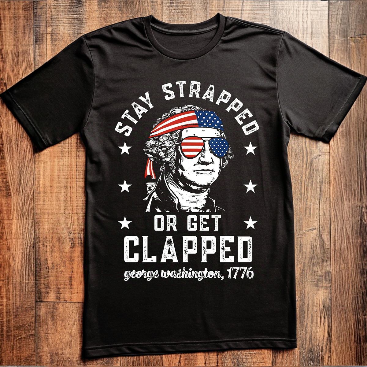 “Patriotic Streetwear” George Washington 1776 Meme Tee | USA Pride Shirt