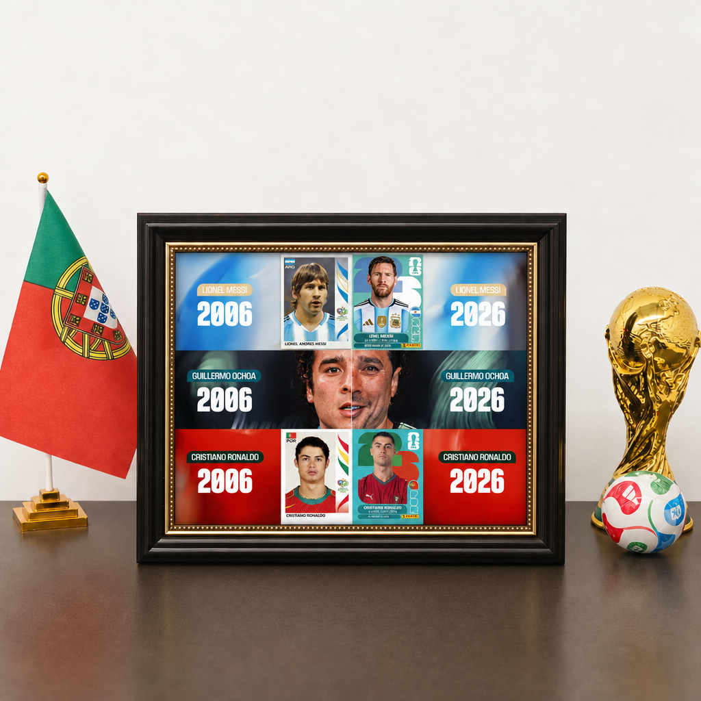 Personalized Soccer Legacy Frame with Custom Photo & Bonus Stickers