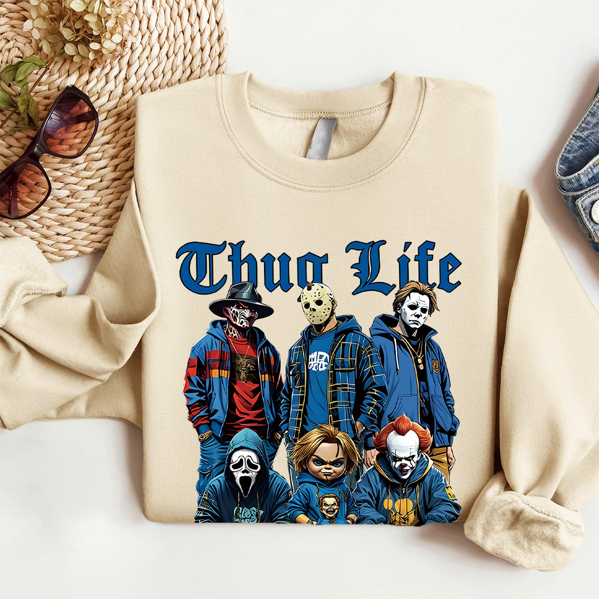 Thug Life Horror Movie Shirt